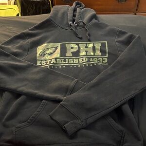 NFL Black Hoodie with Green and White Logo